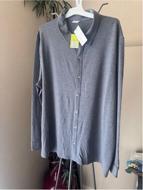 Men's All in Motion Gray Commuter Shirt XXL